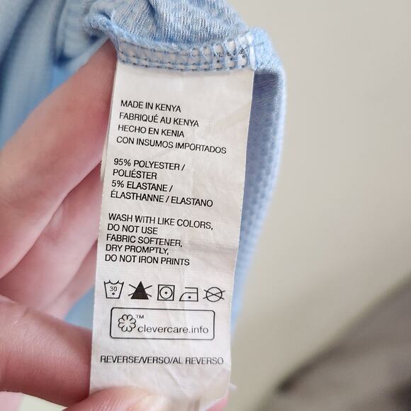 IZOD Golf Short Sleeve Stretch Polo Shirt Collared Pullover Blue Size  XXL - Picture 5 of 7